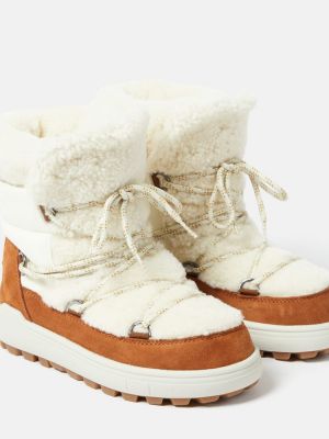 Čizme za snijeg od brušene kože Bogner