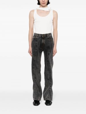 Straight jeans aus baumwoll Y/project grau
