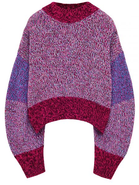 Шерстяной свитер Loewe розовый