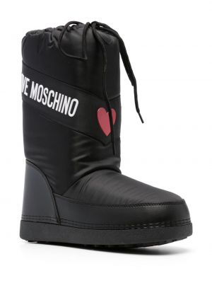 Sněžné boty Love Moschino černé
