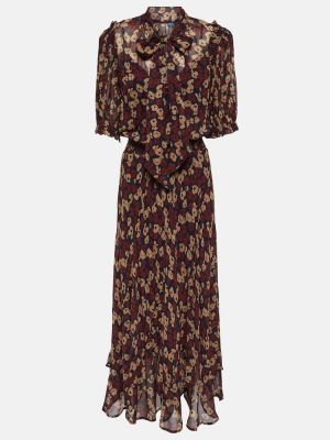 Dolga obleka s cvetličnim vzorcem Polo Ralph Lauren
