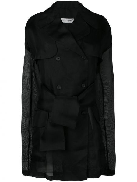 Пальто Dolce & Gabbana Pre-owned, черное