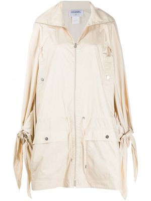 Kabát Chanel Pre-owned biela