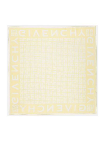 Jedwabna szal Givenchy żółta
