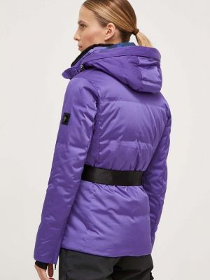 Péřová lyžařská bunda Descente fialová