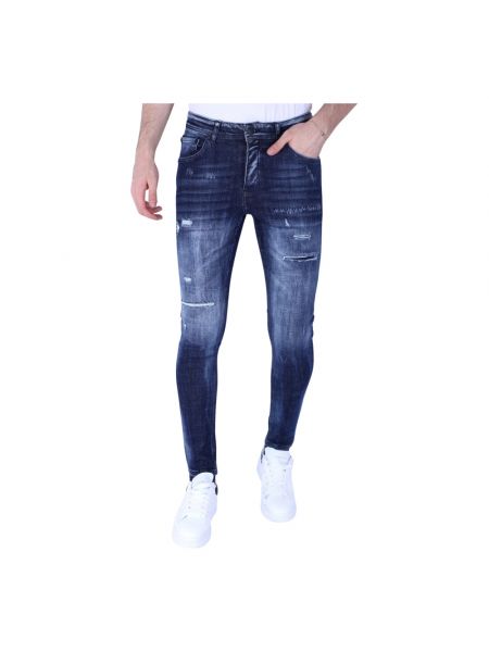 Slim fit skinny jeans Local Fanatic blau