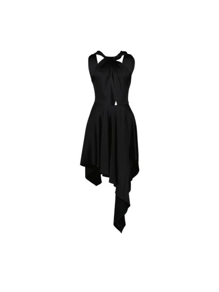 Mini robe asymétrique Stella Mccartney noir