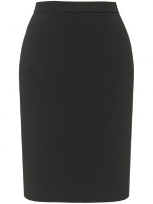 Puzdrová sukňa Saint Laurent čierna