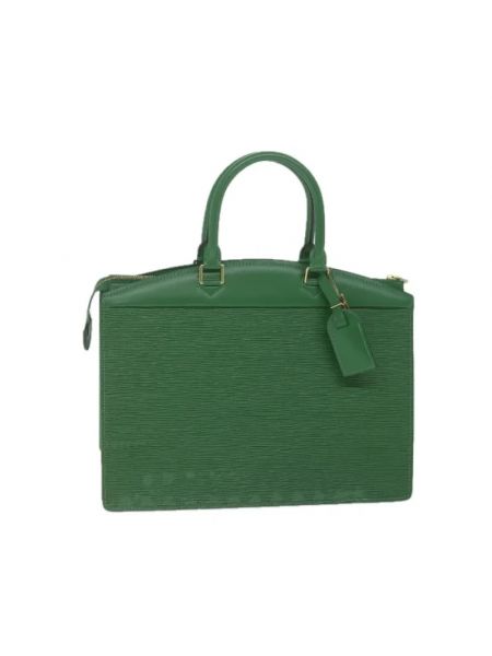 Torba skórzana Louis Vuitton Vintage zielona