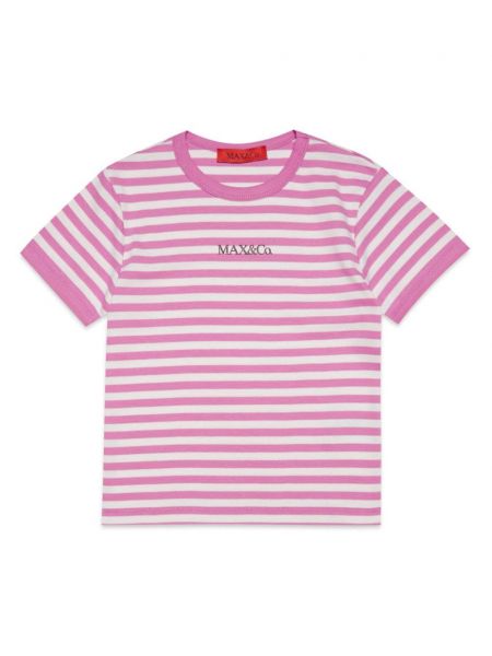 Stribet t-shirt for piger Max&co. Kids