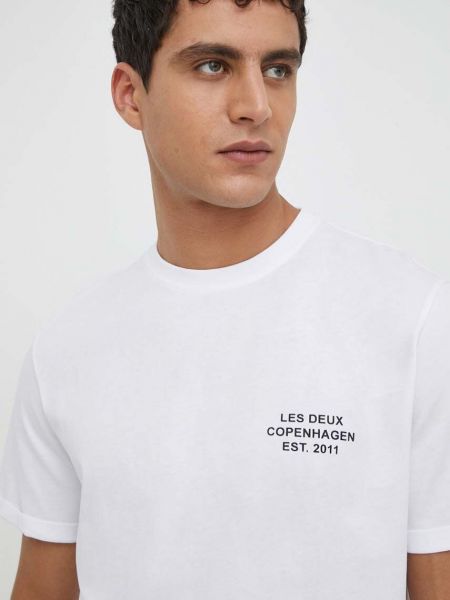 Koszulka z nadrukiem Les Deux biała