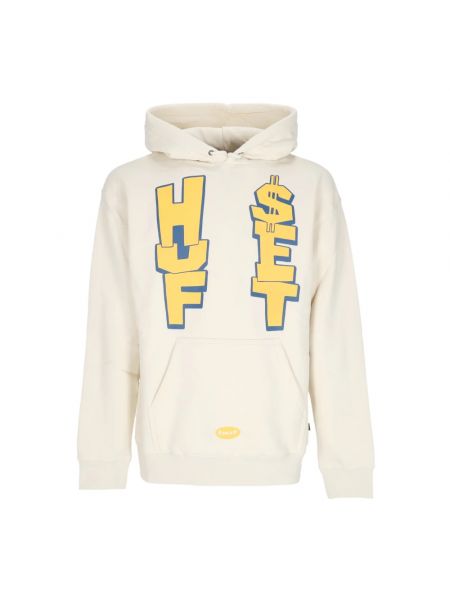 Streetwear hoodie Huf beige