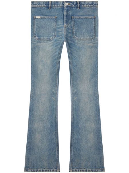 Flared jeans Courreges blå