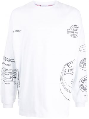 Camiseta con estampado Gcds blanco
