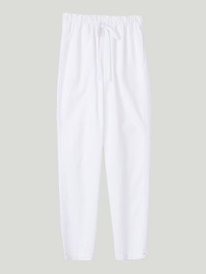 Pantalones de algodón Xirena blanco