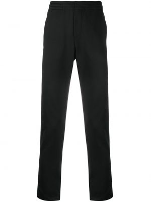 Pantaloni slim fit cu imagine Valentino negru
