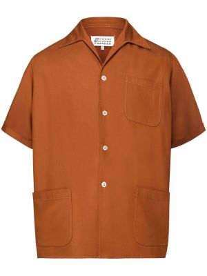 Chemise avec manches courtes Maison Margiela orange