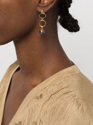 Boucles d'oreilles avec perles à boucle Gunia Project