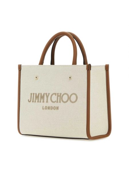 Bolso shopper Jimmy Choo beige