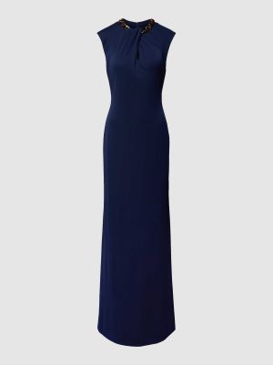 Sukienka wieczorowa Lauren Ralph Lauren niebieska
