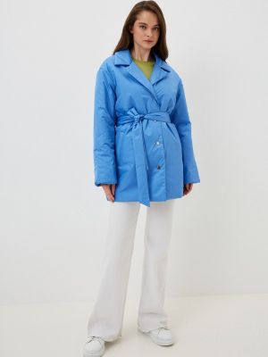 Утепленная демисезонная куртка Vera Nicco голубая