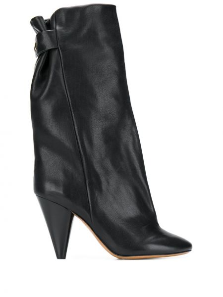 Členkové topánky Isabel Marant čierna