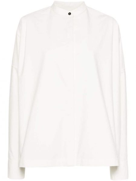Памучна риза Jil Sander бяло