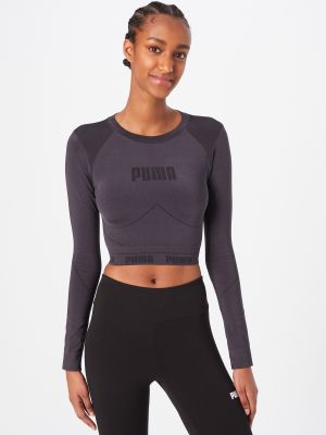 Marškinėliai ilgomis rankovėmis Puma juoda