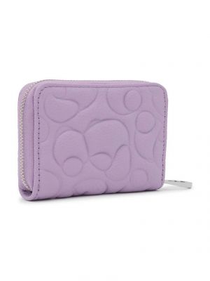 Usnjena denarnica Tous vijolična
