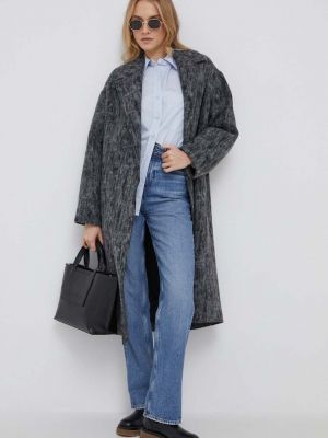 Kabát Calvin Klein šedý