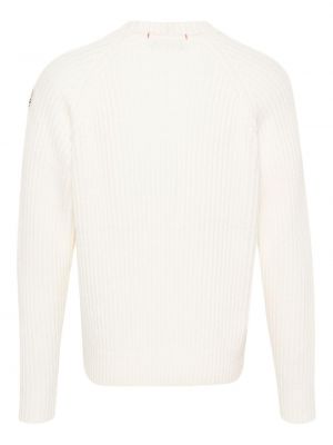 Sweter wełniany Parajumpers biały