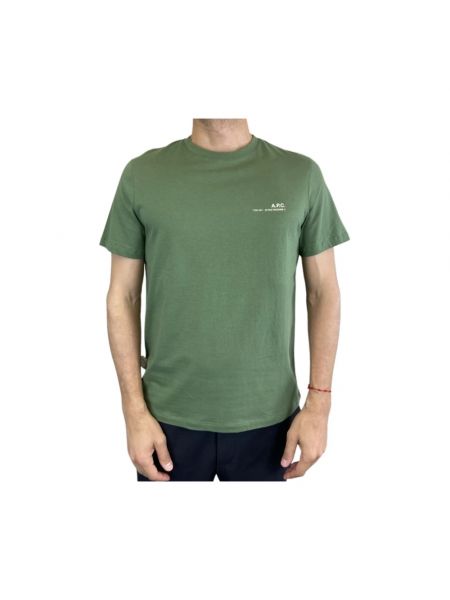 T-shirt mit kurzen ärmeln A.p.c. grün