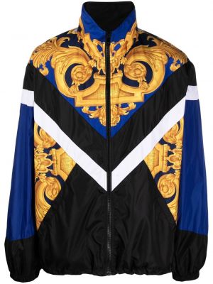 Mustriline lukuga jakk Versace