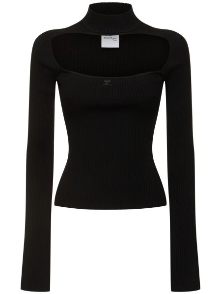 Pullover Courreges schwarz