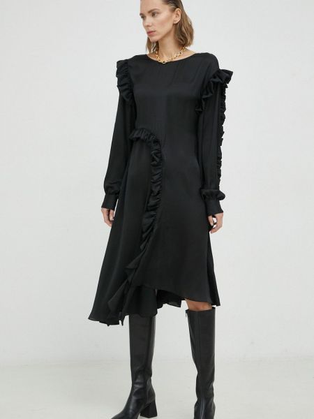 Sukienka midi Remain czarna