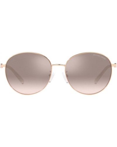 Rožinio aukso akiniai nuo saulės Michael Kors