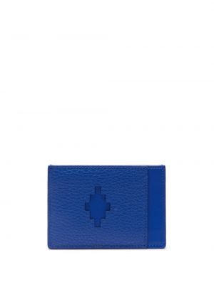 Kožená peněženka s potiskem Marcelo Burlon County Of Milan modrá
