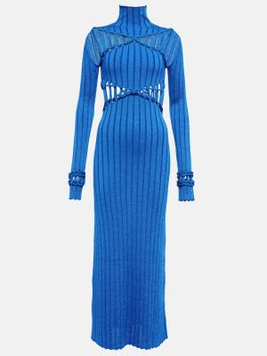 Midi šaty Dion Lee modré