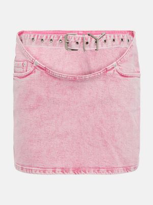 Spódnica jeansowa Y/project różowa