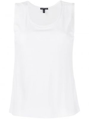 Jersey tank top ermeløs Eileen Fisher hvit