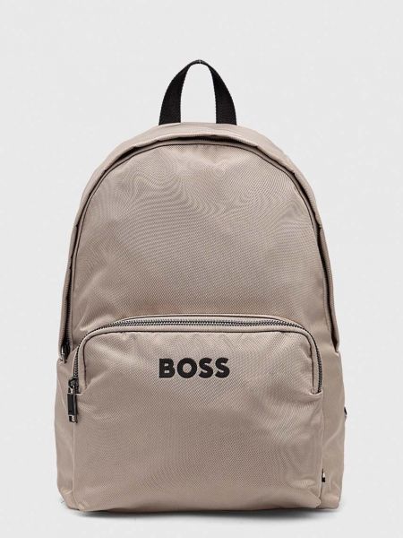 Черный рюкзак с аппликацией Boss