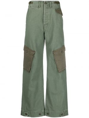 Rovné kalhoty Mother zelené