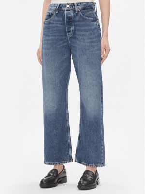 Voľné džínsy s rovným strihom Tommy Hilfiger modrá