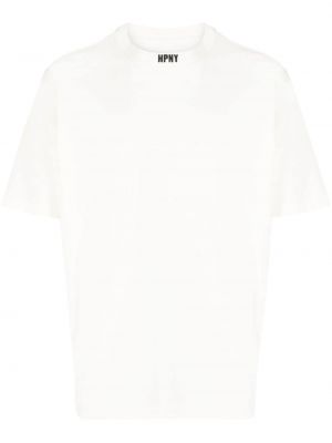 Bavlněné tričko Heron Preston bílé
