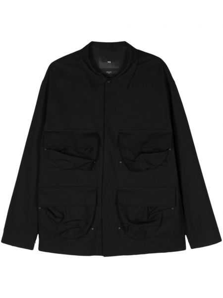Jacke aus baumwoll Y-3 schwarz