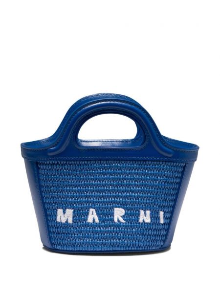 Μίνι τσάντα Marni μπλε