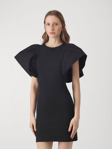 Платье из джерси Karl Lagerfeld черное