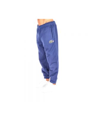Pantalones de chándal bootcut Lacoste azul