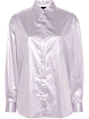 Košeľa s výšivkou Pinko fialová