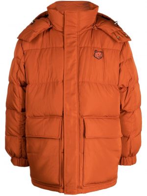 Kabát Maison Kitsuné narancsszínű